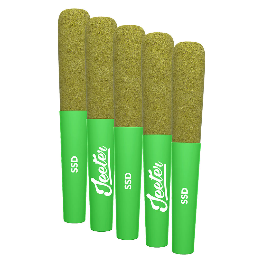 Baby Jeeter Infused Strawberry Sour Diesel Preroll