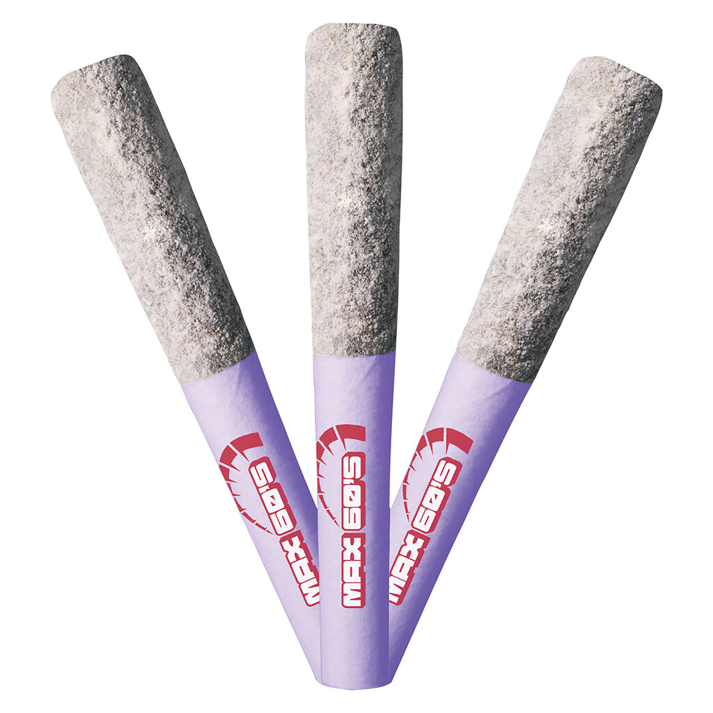 Max 60'S Frosted Grape Triple Infused Pre-Rolls