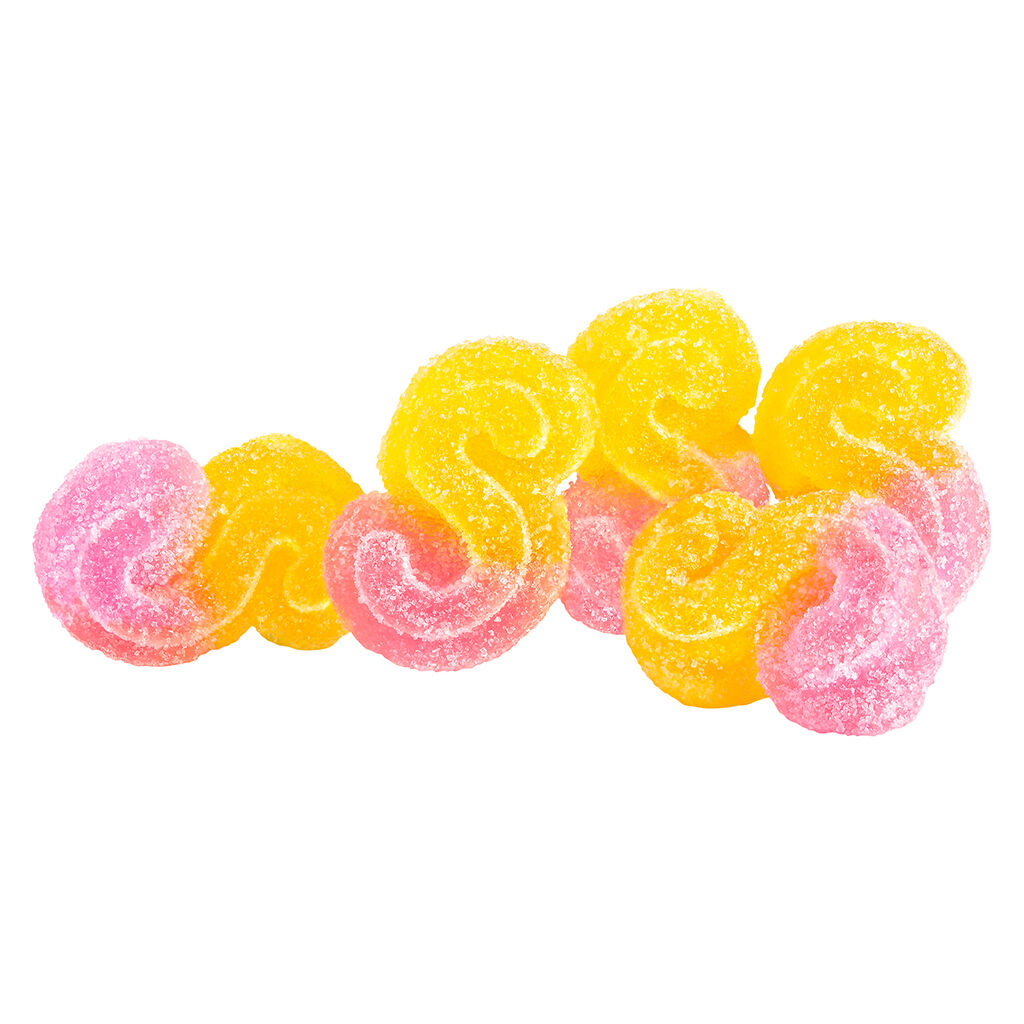 Sourz by spinach- pink lemonade gummies