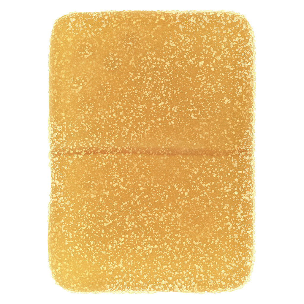 Real Fruit Sour Peach Mango Thc:Cbg Gummies 10X1Pc