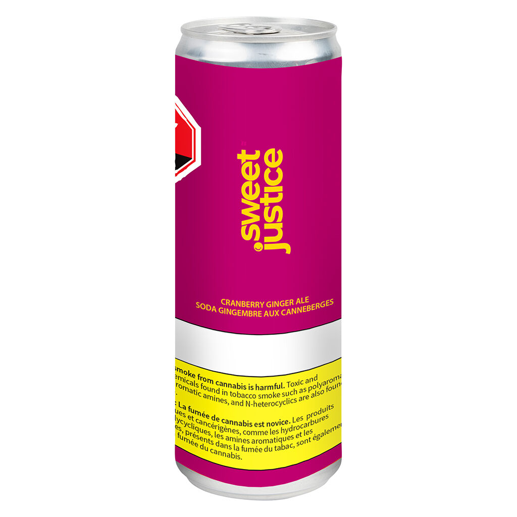 Sweet justice- cranberry ginger ale- 355ml