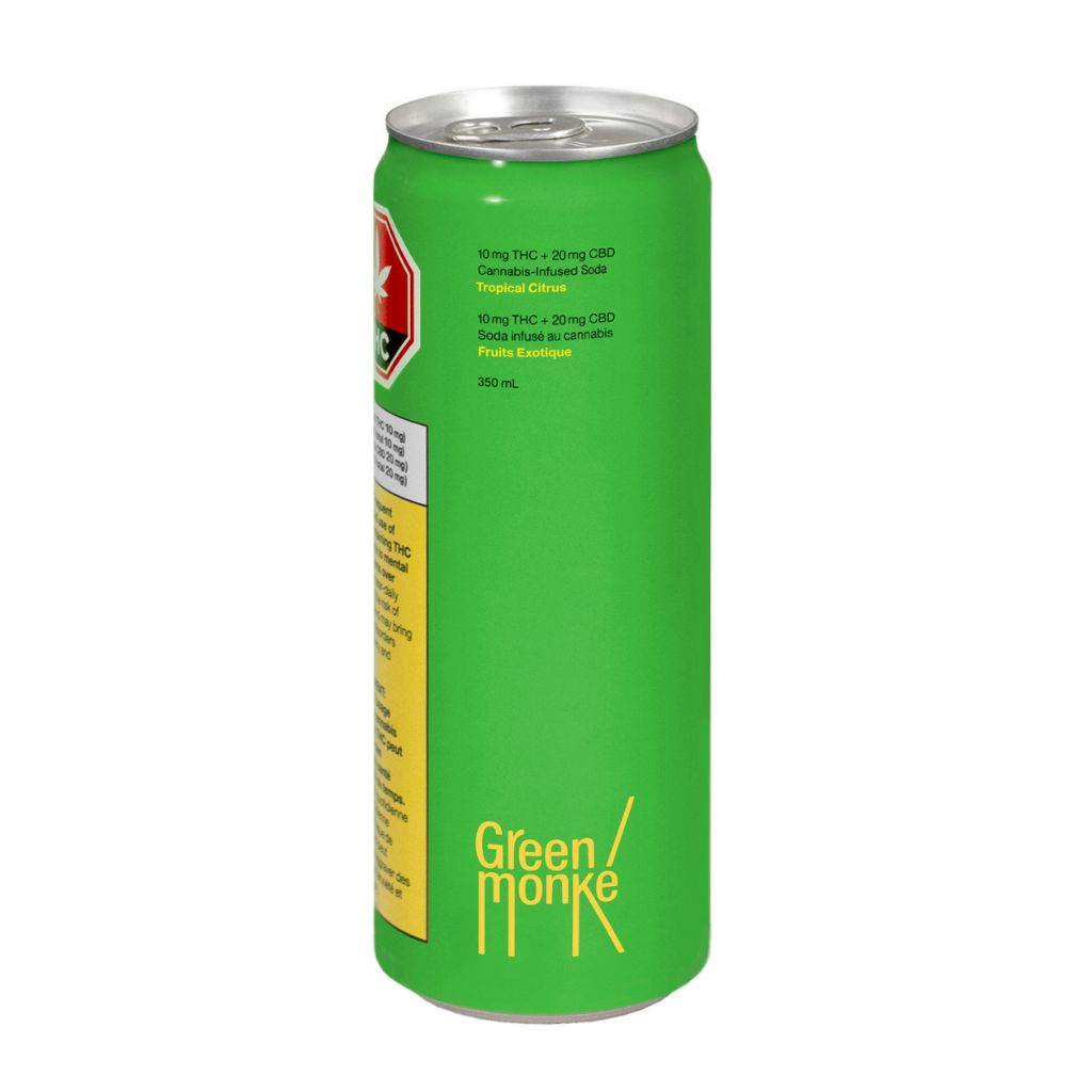 Green Monke- tropical citrus 355 ml
