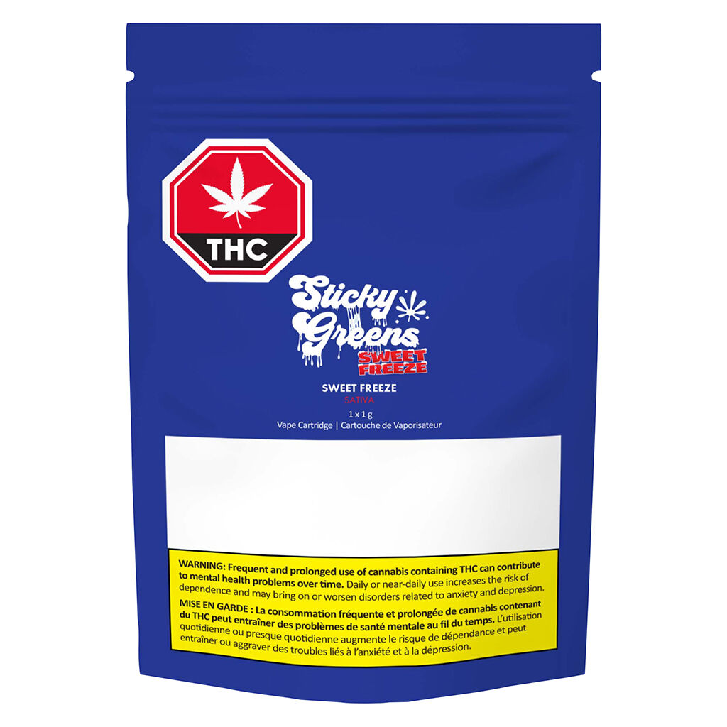 Sticky Greens - Sweet Freeze Vape Cartridge