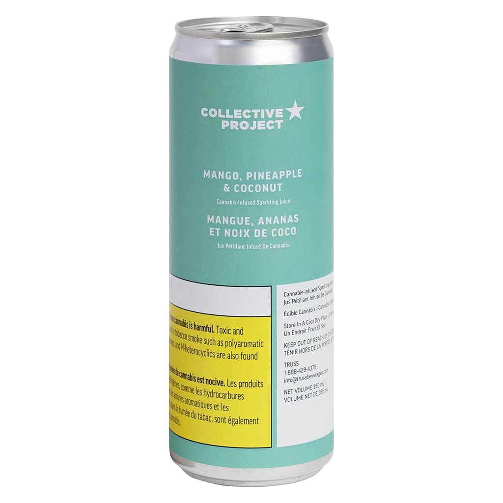 mango pineapple coconut sparkling juice