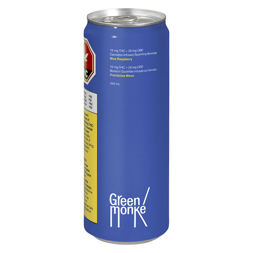 GREEN MONKE-  Blue Raspberry 355ml