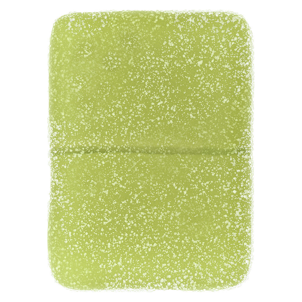 Real Fruit Sour Apple Gummies 10X1Pc
