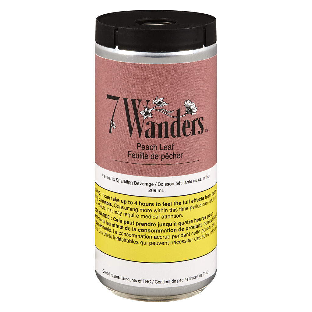 Peach Leaf Cbd Canbis Sparkling Beverage