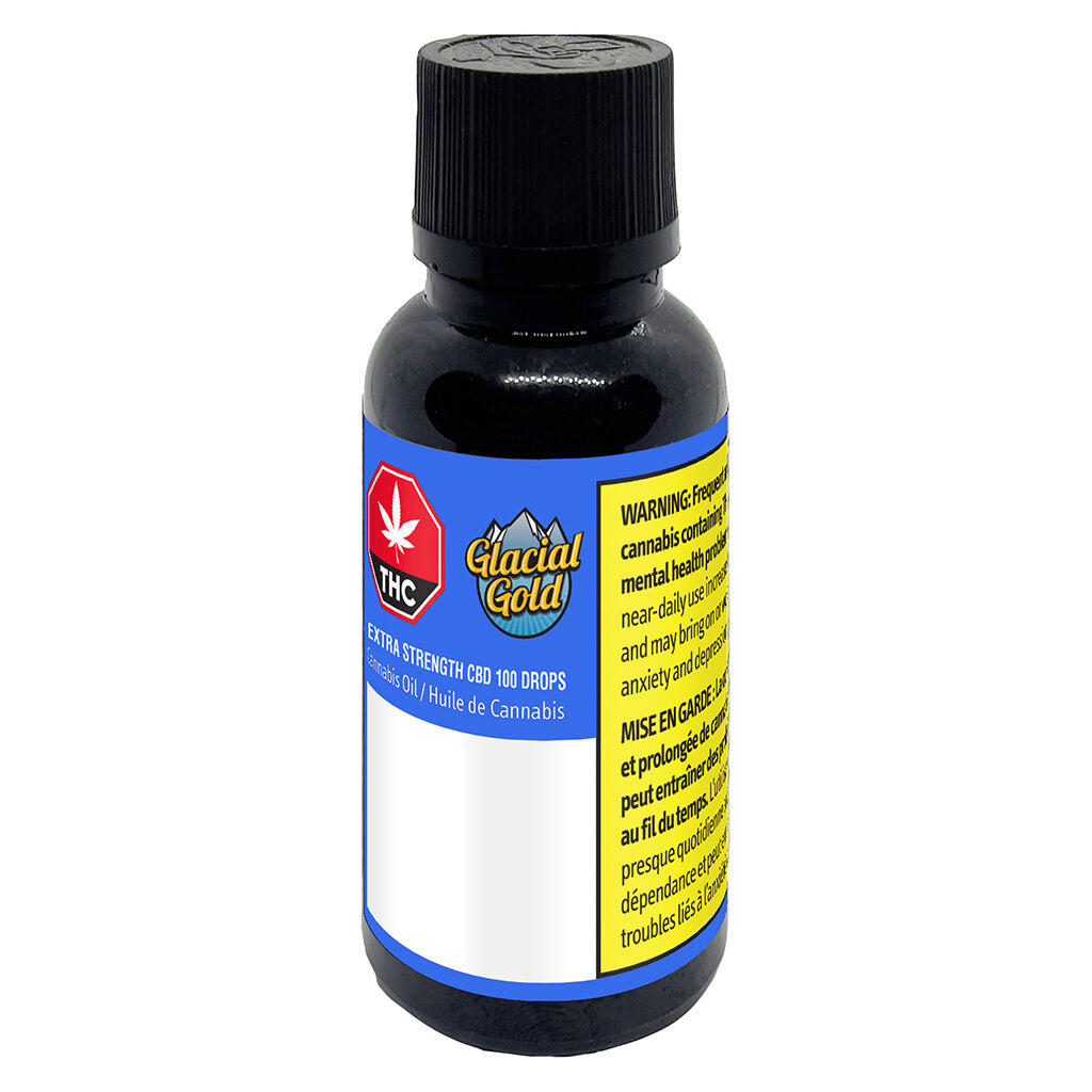 Glacial gold- extra strength CBD 100 oil