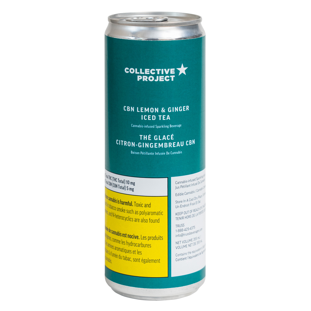 Collective- lemon ginger CBN iced tea