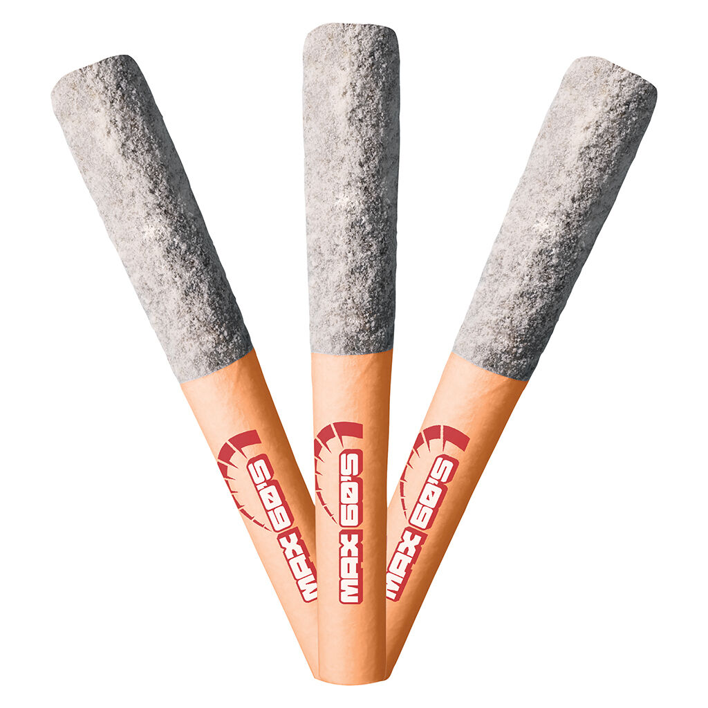 Max 60'S Blood Orange Tiple Infused Pre-Rolls