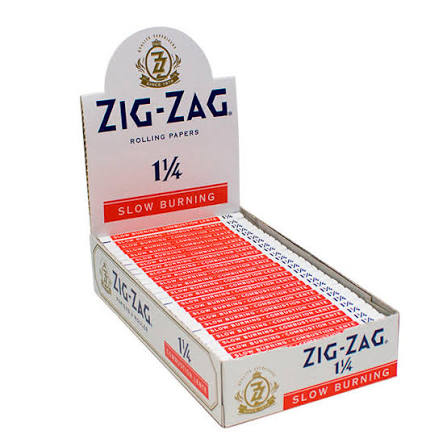 Zig Zag White 1-1/4 Papers Slow Burning