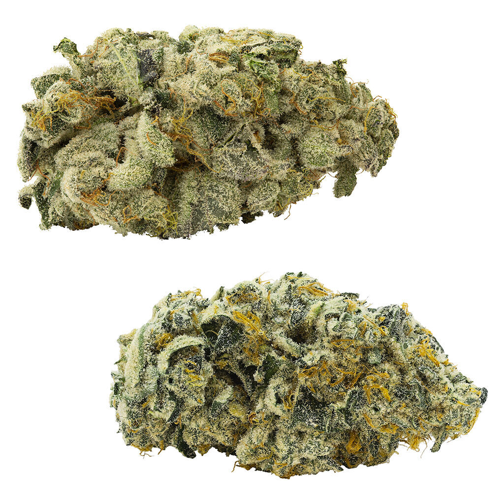 Big bag o’ buds- combo oz. Pink kush mints& jet fuel pie
