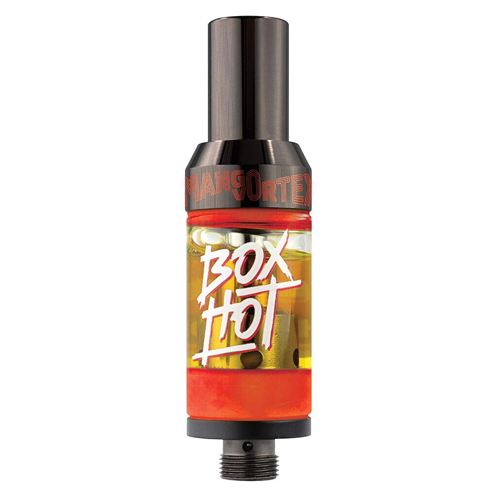 Box Hot 1000-Mango Vortex 1.2g pre fill Vape