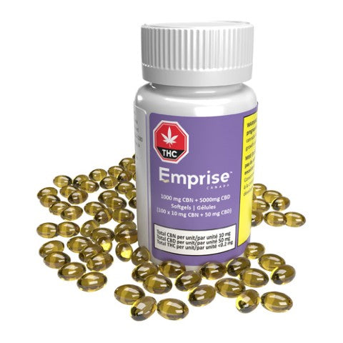 1000 Mg Cbn + 5000Mg Cbd Softgels