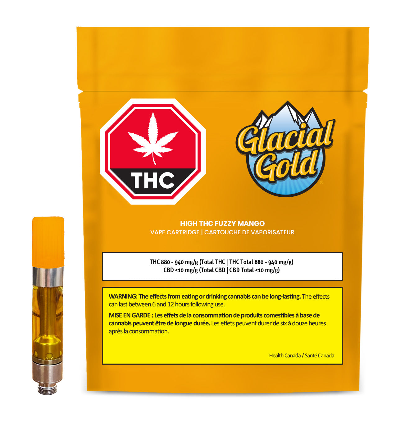 High THC Fuzzy Mango Vape