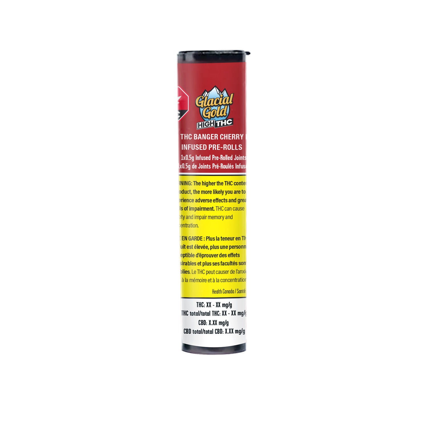 High Thc Banger Cherry Bomb Infused Pre-Roll