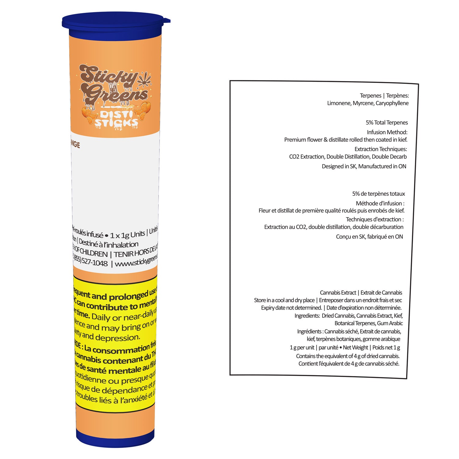 Smashed Orange Dbl Diamond Blend Infused Pre-Roll