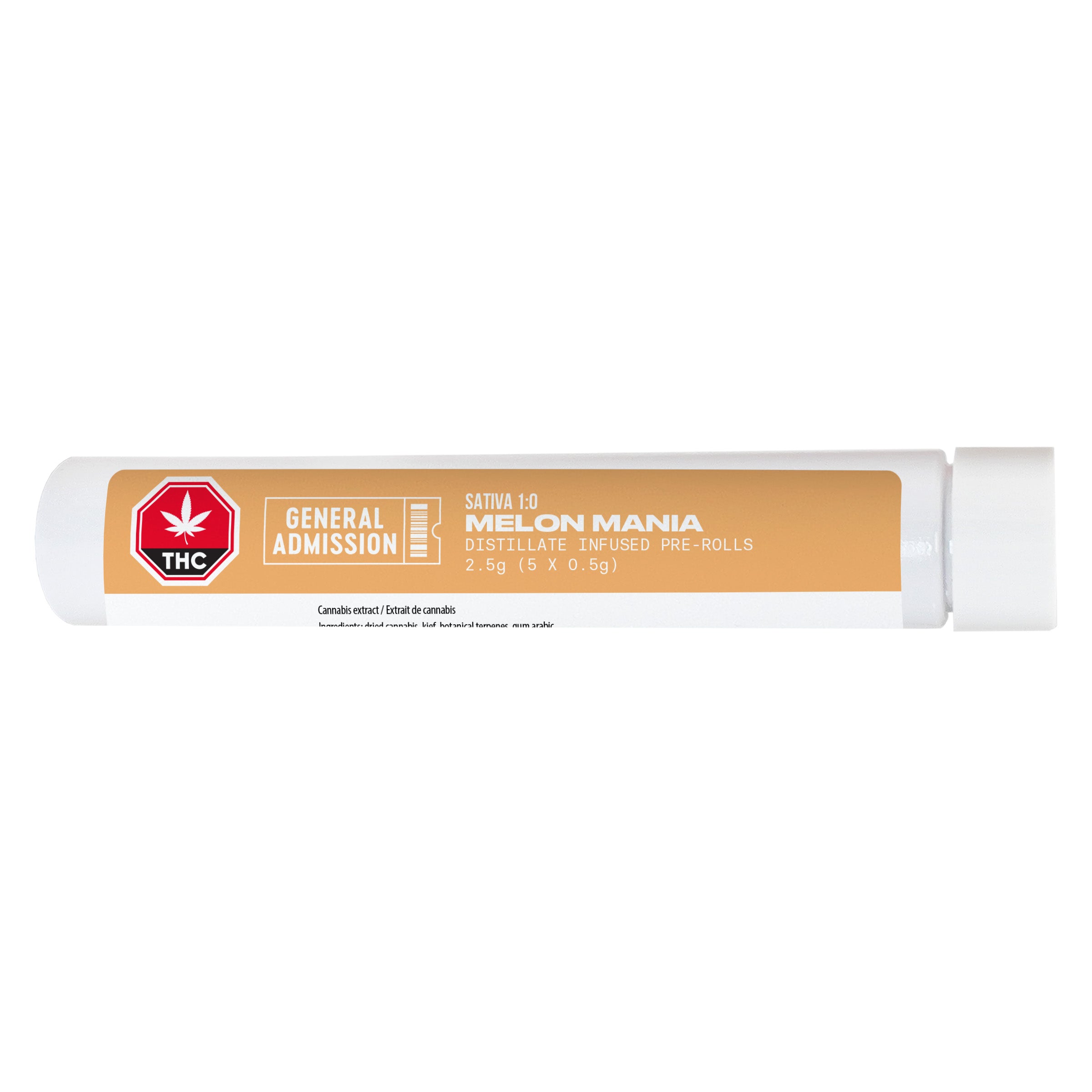 Melon Mania Distillate Infused pre roll