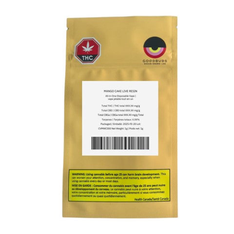 Mango Cake Live Resin Aio Disposable Pen Lto
