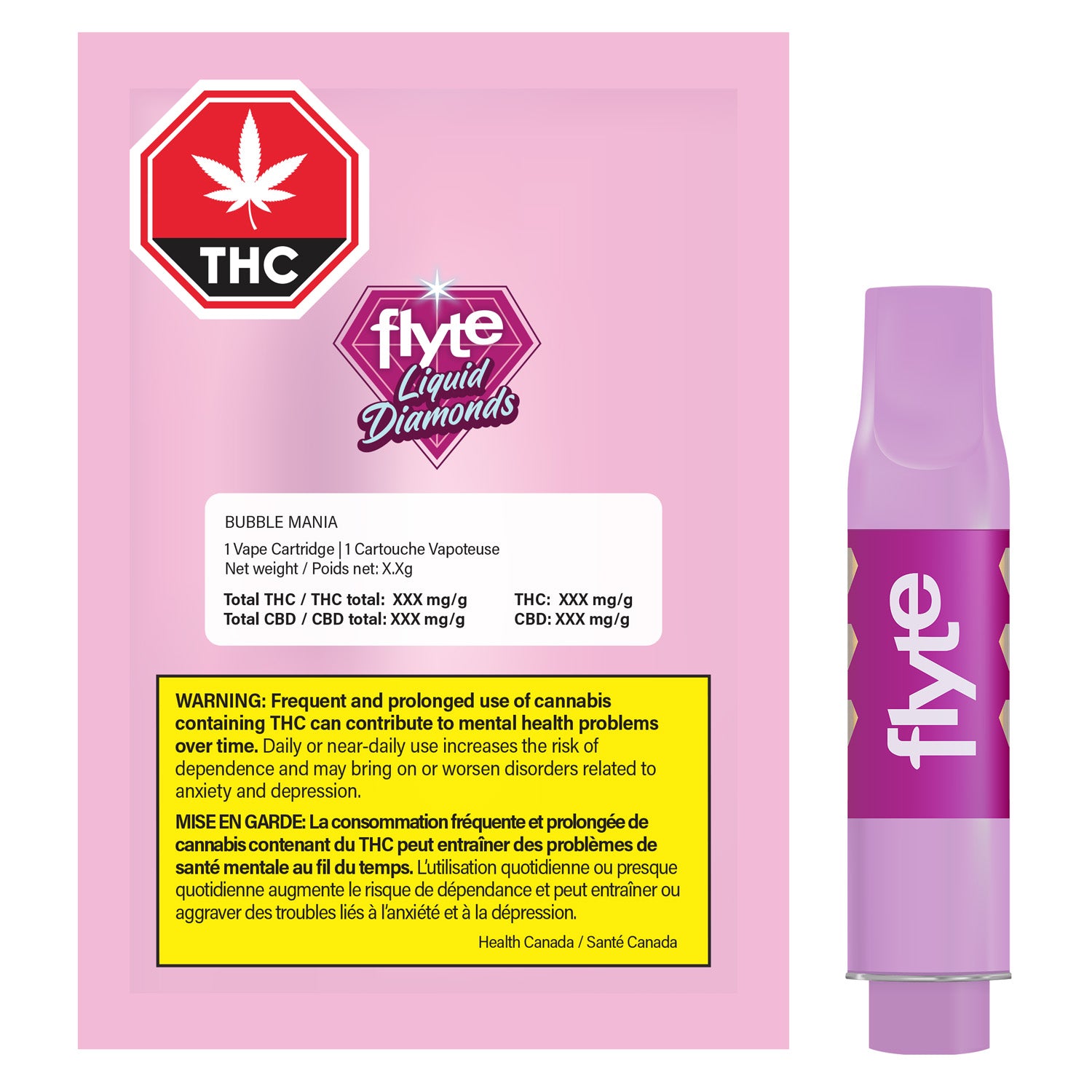 Bubble Mania Ice Liquid Diamond Blend Cartridge 2