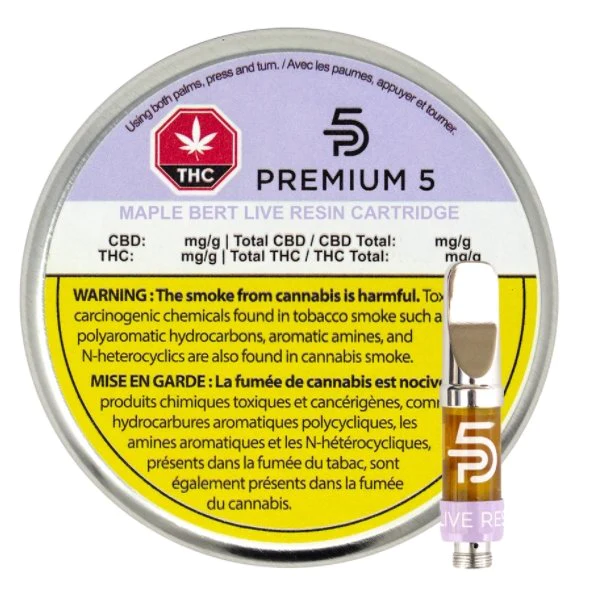 Maple Bert Live Resin X Cartridge