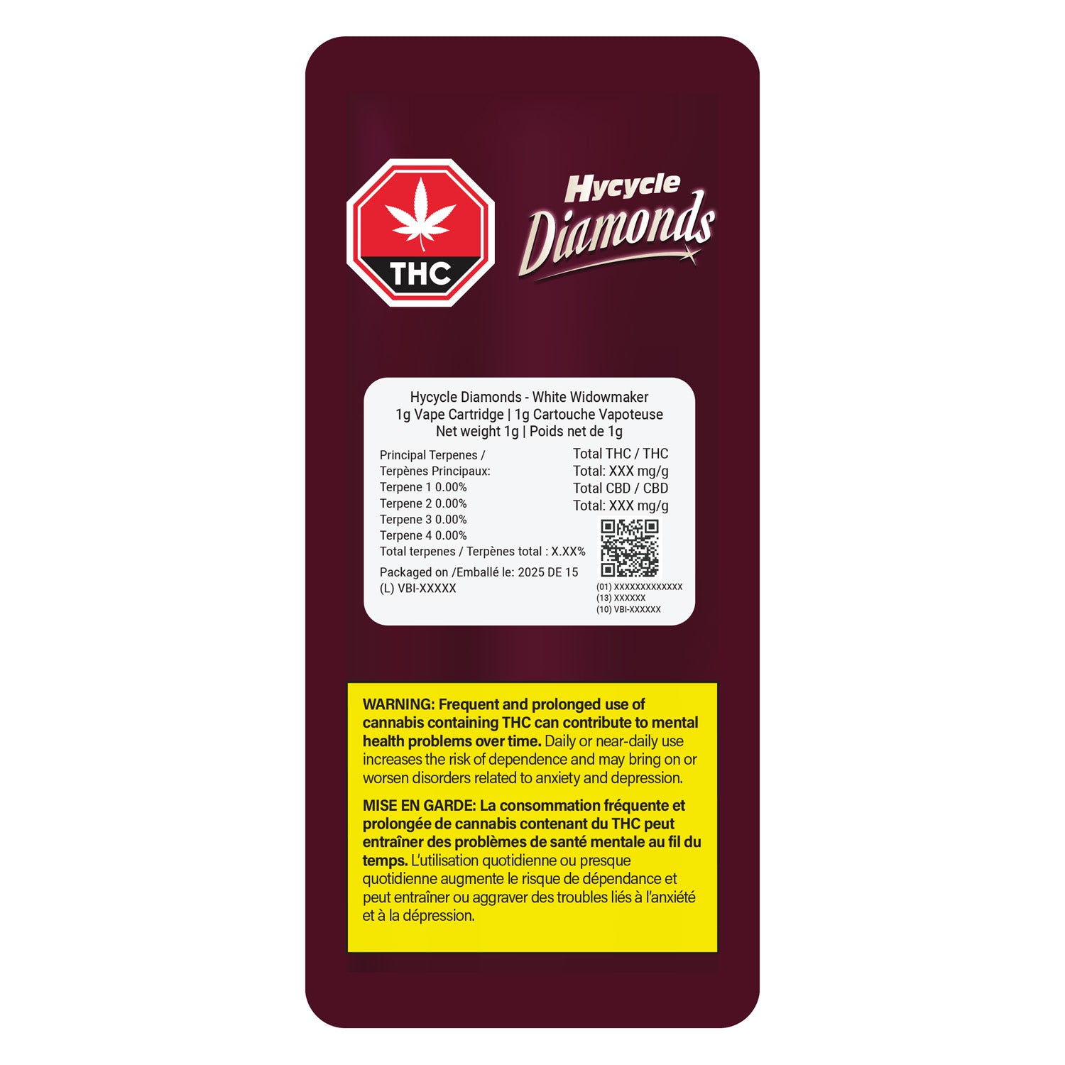 White Widowmaker Liquid Diamonds Blend