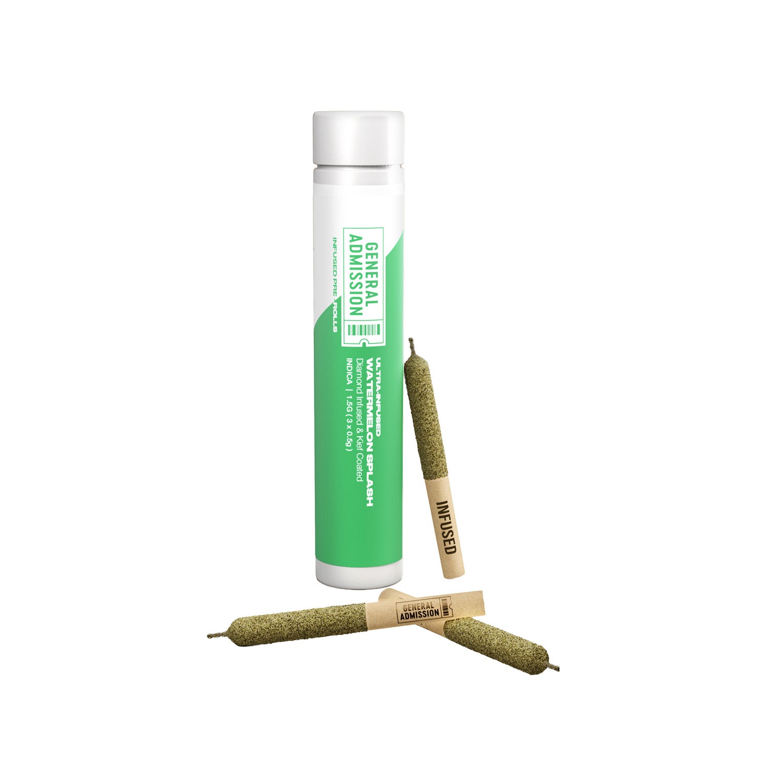 Watermelon Splash Diamond Infused Pre-Rolls 2