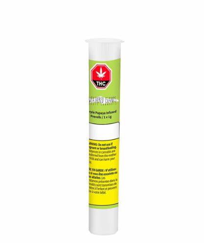 Vancouver Island Craft Cannabis- Purple Papaya Diamond Infused  pre roll