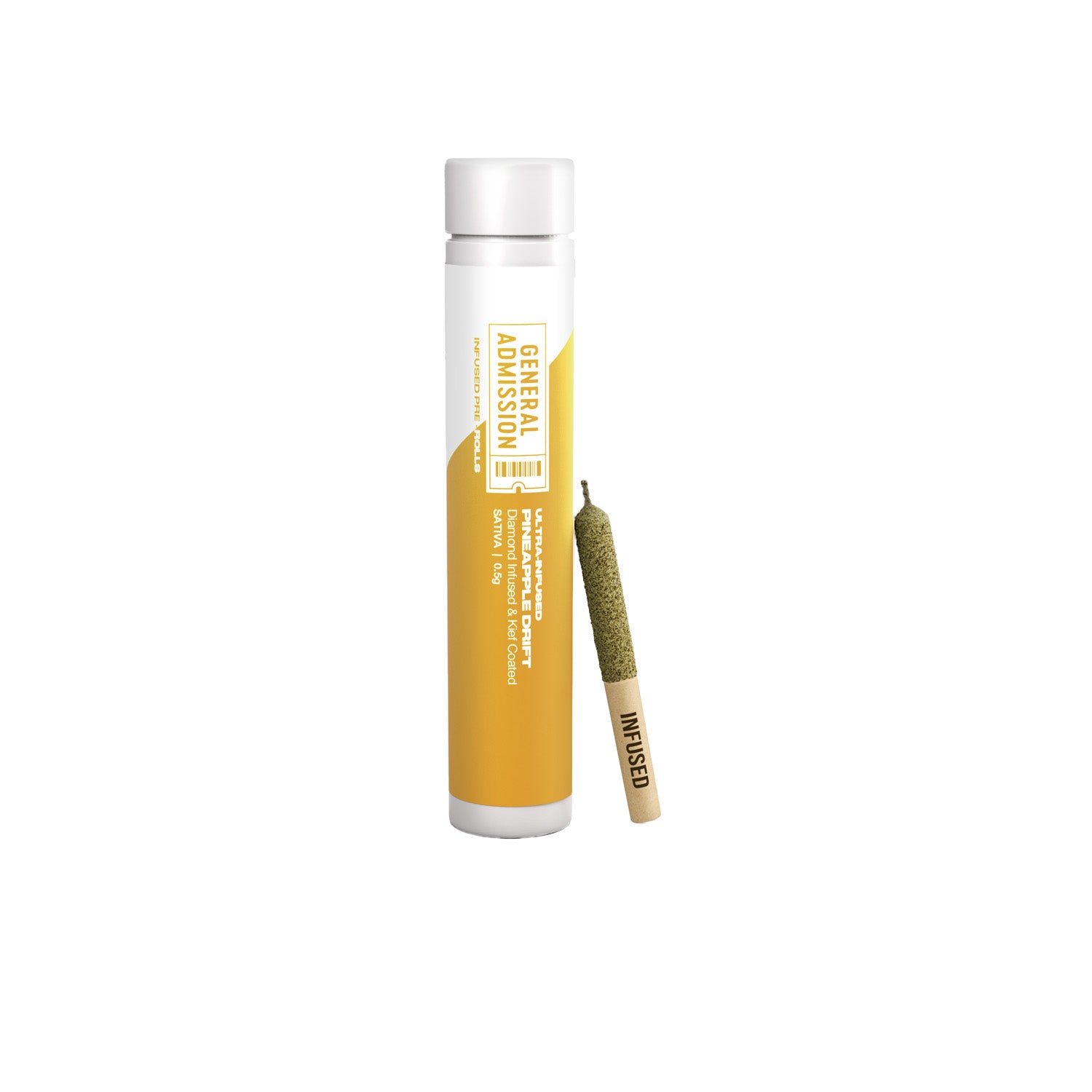 Pineapple Drift Diamond Infused Pre-Rolls 2