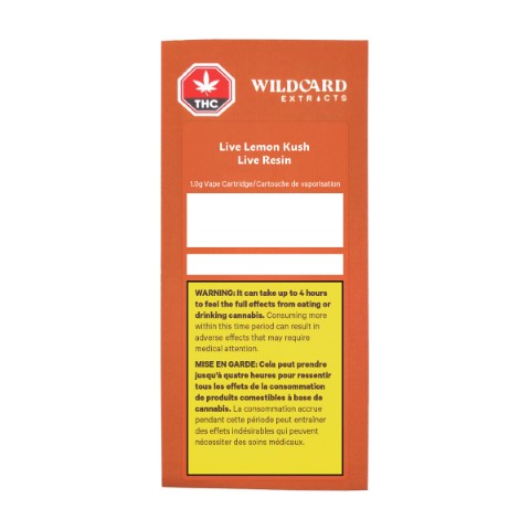 Wildcard- lemon kush resin 1g vape