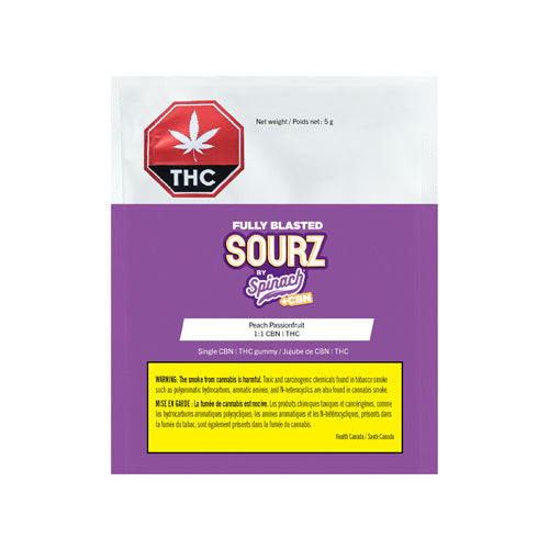 Fully Blasted Peach Passionfruit 1:1 Cbn:Thc Chews 2