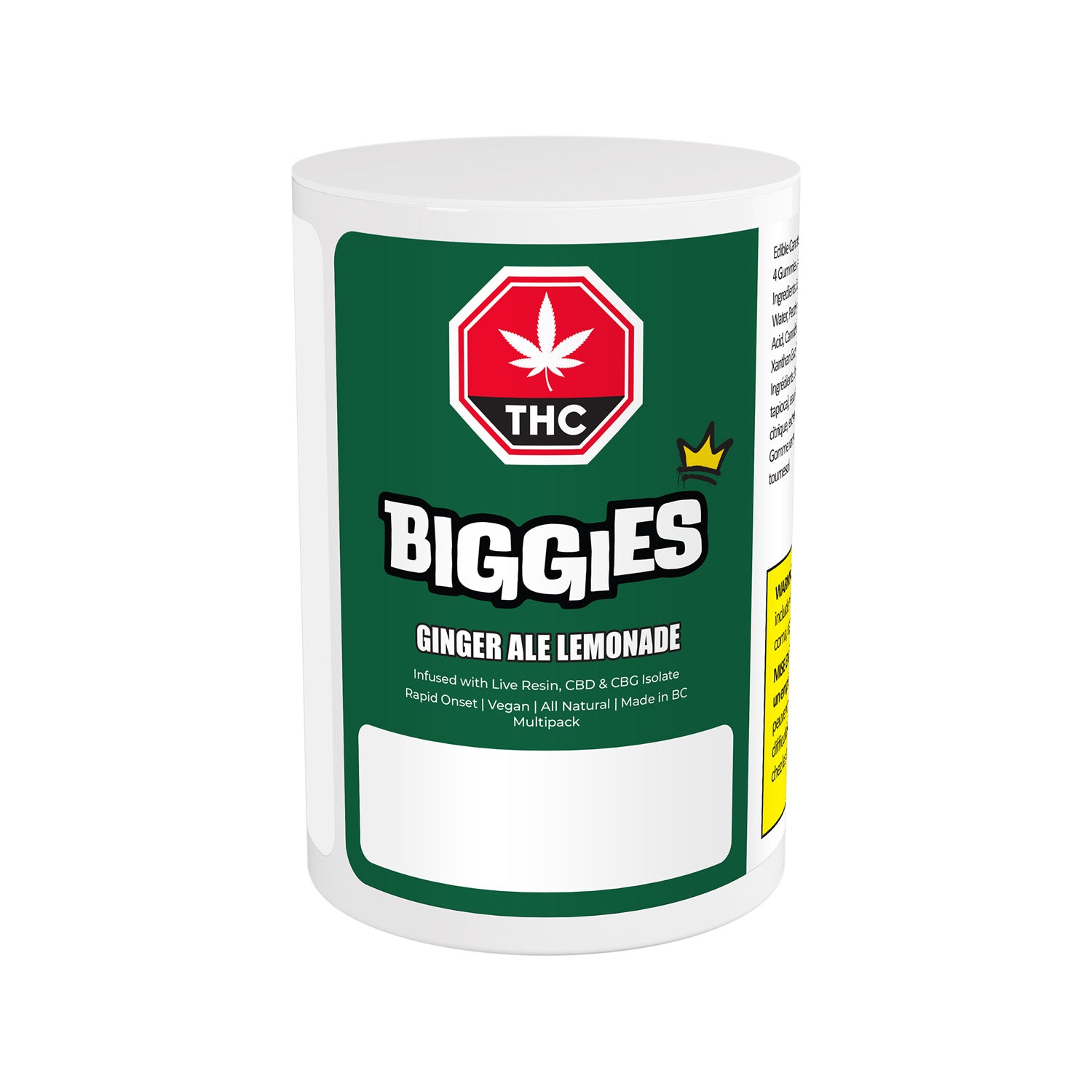 Ginger Ale Lemonade Live Resin Thc:Cbd Chews Multi