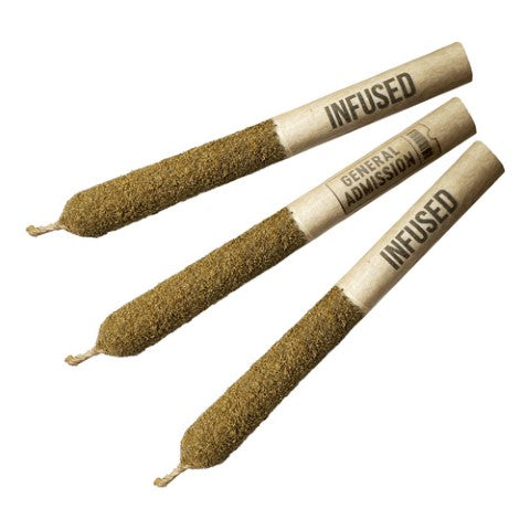 Blue Razz Distillate Infused Pre-Rolls