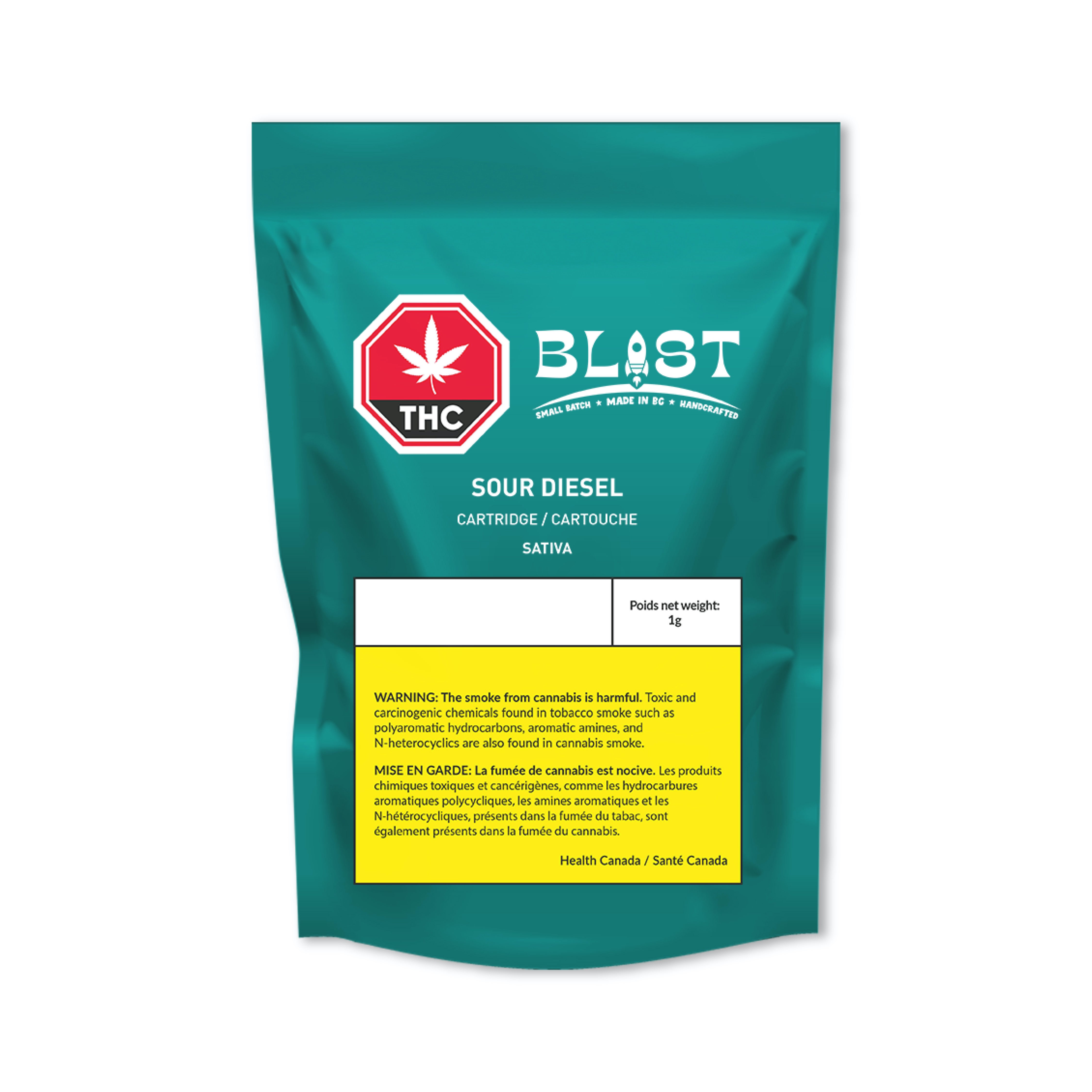Blast Sour Diesel Sativa Cartridge