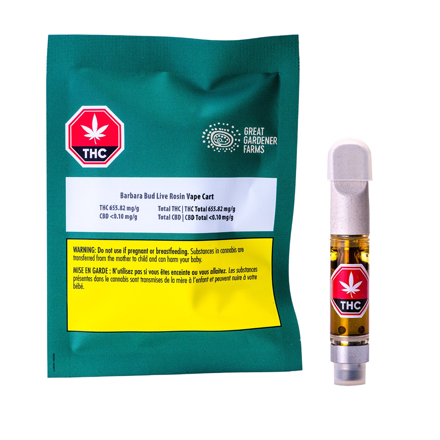 Barbara Bud-Live Rosin Vape Cartridge-1G