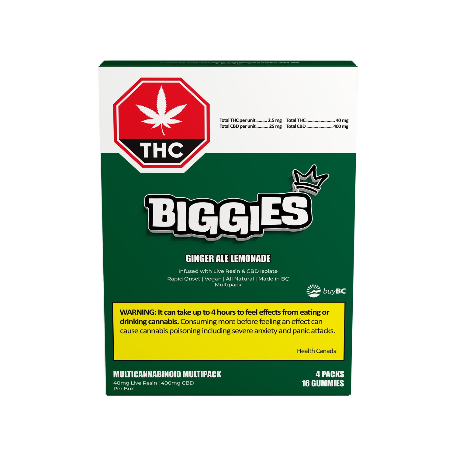 Ginger Ale Lemonade Live Resin Thc:Cbd Chews Multi 3