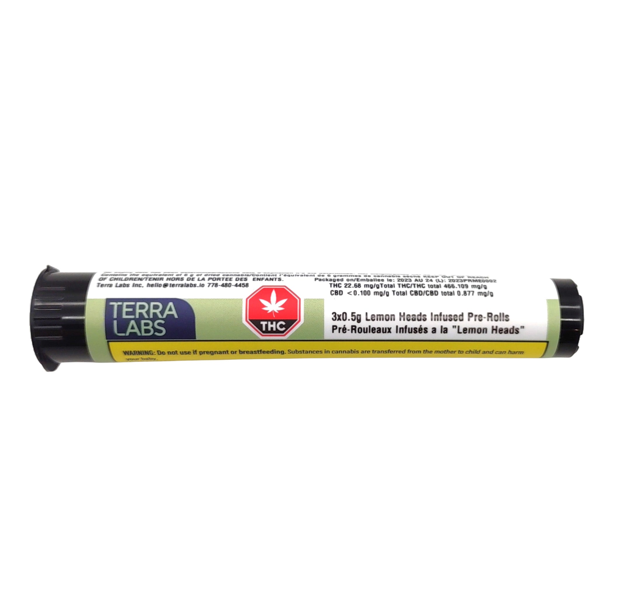 Lemon Heads Diamond Infused pre roll