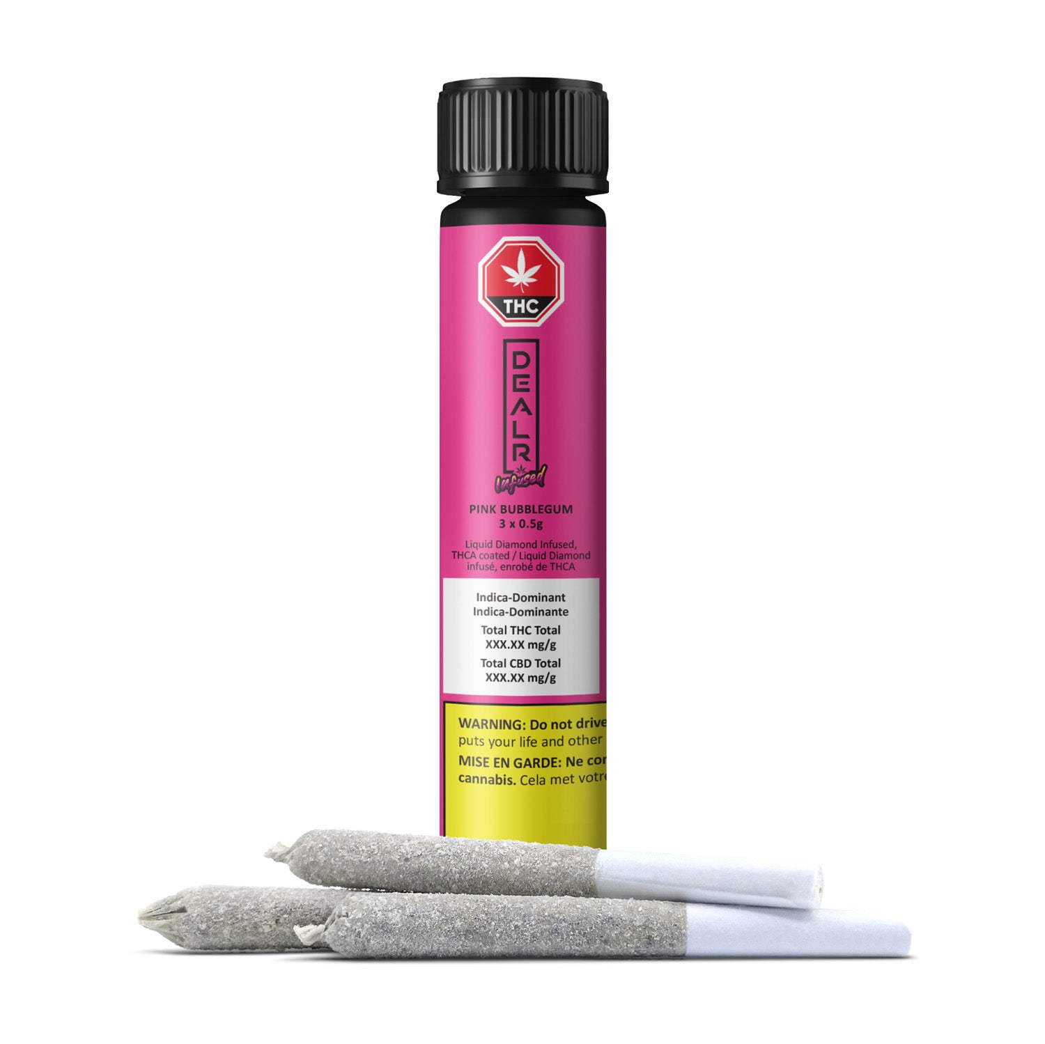 Pink Bubblegum Infused Pre-Rolls