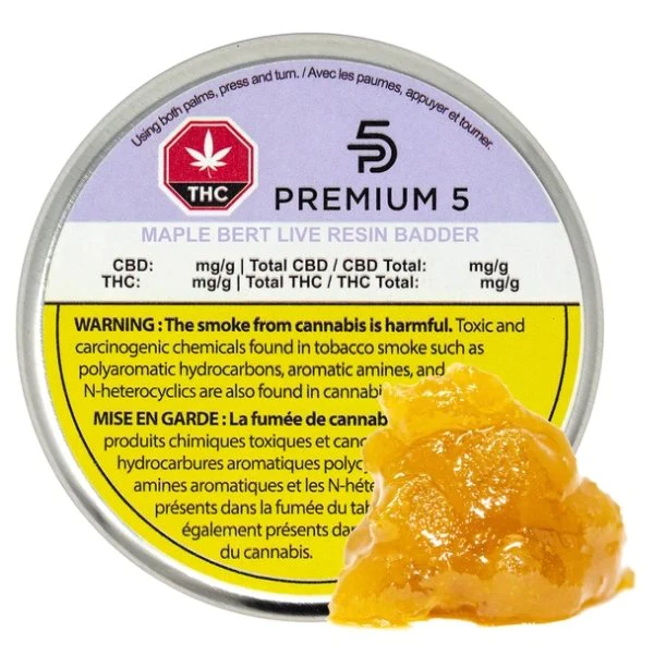 Maple Bert Live Resin Badder