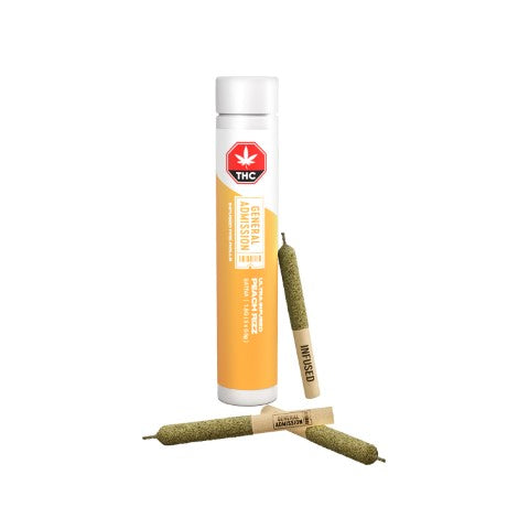 Peach Rizz Diamond Infused Pre-Rolls 3