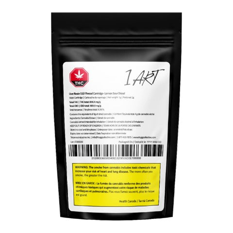 Lemon Sour Diesel Live Rosin Cartridge