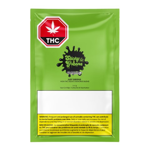 Just Greens High Thc Liq Diamond Blend Cartridges 2