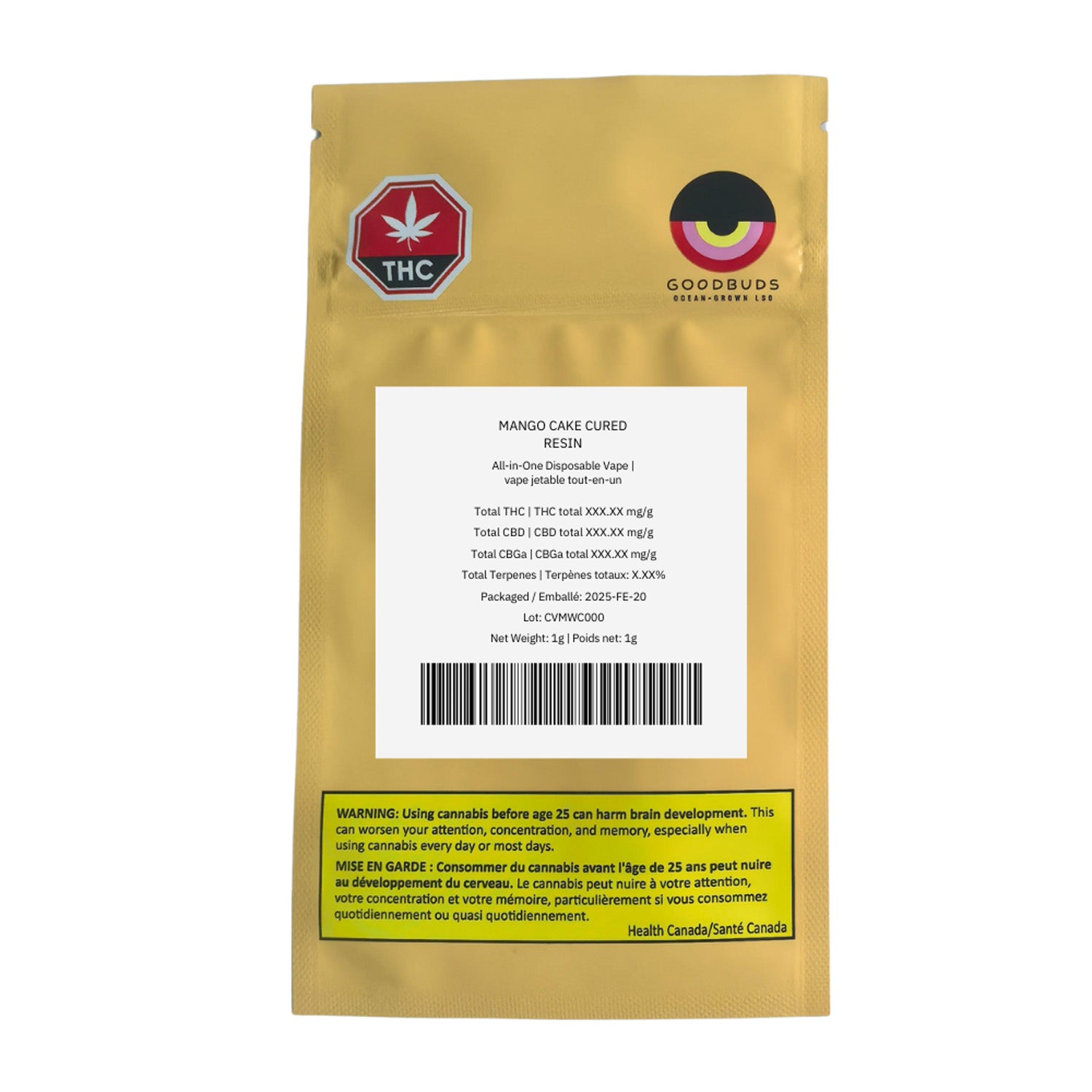 Mango Cake Cured Resin All-In-One Vape