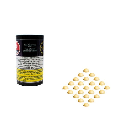 Hash Rosin Drops Indica V2 25 X 10Mg