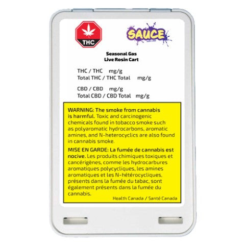 Seasonal Sweet Exotic Live Rosin Cartridge 2