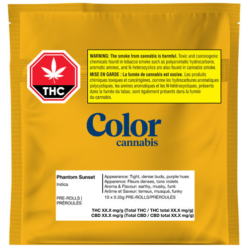 Color cannabis- phantom sunset 10*0.35 2