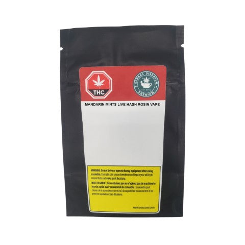 Mandarin Mint Live Hash Rosin Vape 2