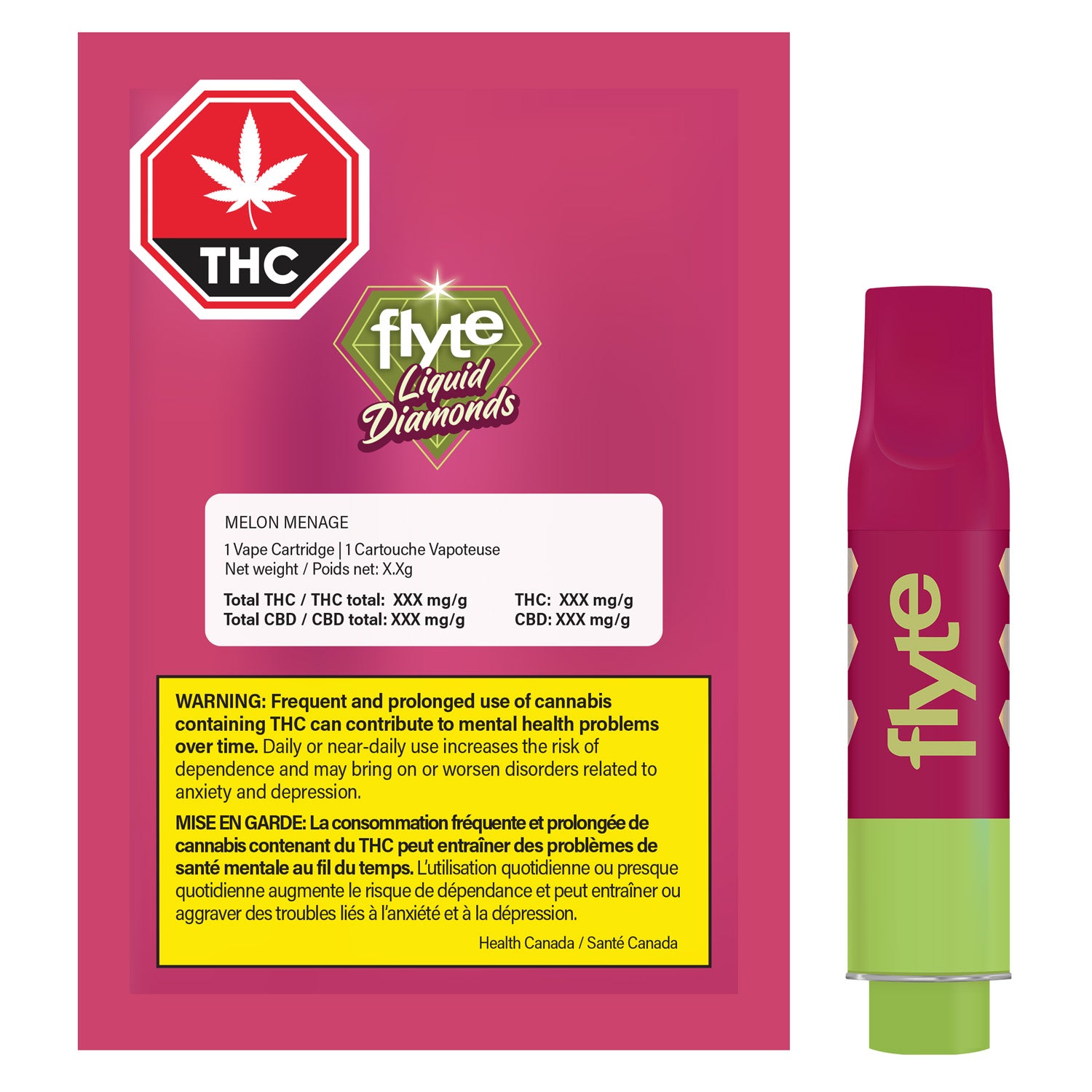Melon Menage Liquid Diamond Blend Cartridge