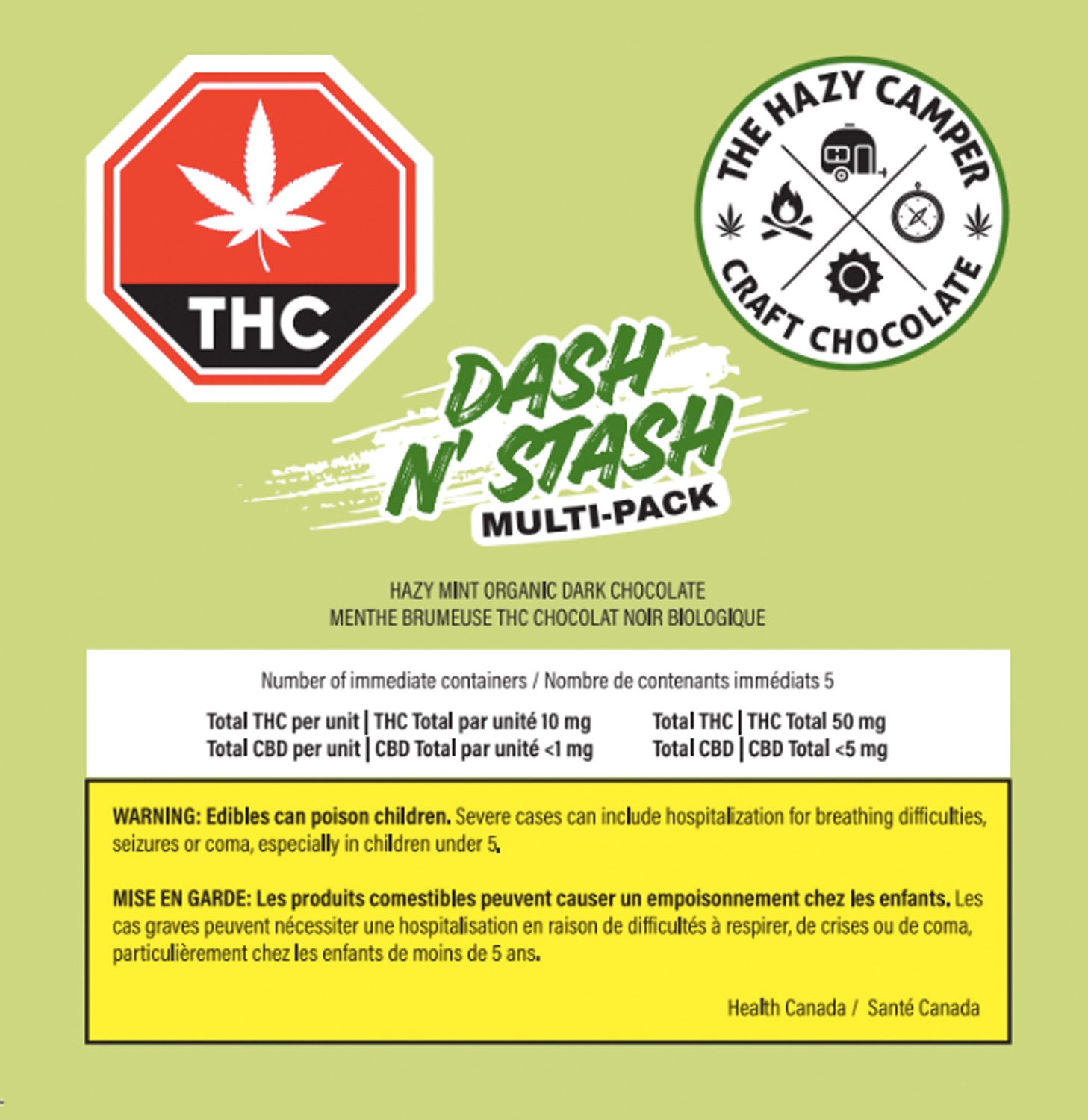 Hazy Mint 50Mg Thc Chocolate Multi Lto 2